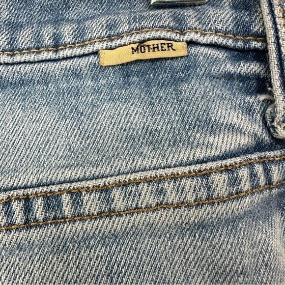 MOTHER The Super Stunner Ankle Blue Jeans, Distressed Denim, size 29 - Picture 7 of 9